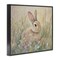 Stupell Industries Soft Color Rabbit in Meadow Framed Giclee, design by Petal Prints Design